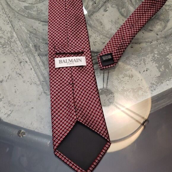 BALMAIN NEW SILK TIE - Picture 2 of 4